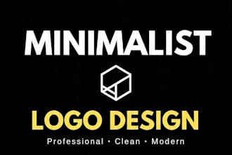 design minimalists modern logo for your brand