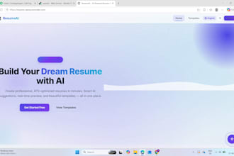 build a modern responsive website or web application