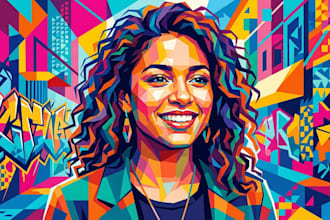 create your photo into awesome wpap pop art