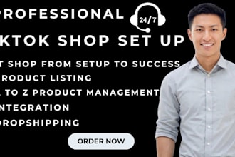 setup tiktok shop, shopify print on demand