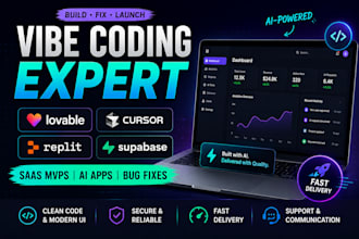 fix lovable ai, replit, base44, cursor and vibe coding web apps