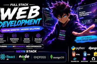 custom website development as full stack developer