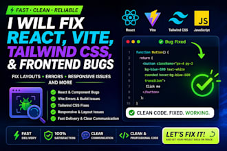 fix react, vite, tailwind CSS, and ai generated code bugs