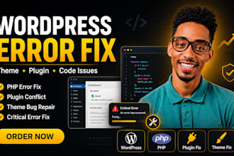 fix wordpress code errors theme issues and plugin problems