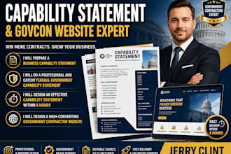 prepare a business capability statement