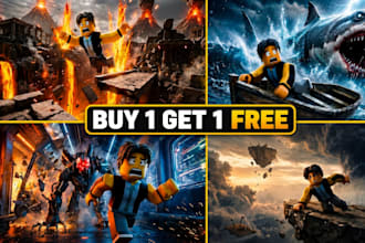 design high CTR roblox gfx thumbnails