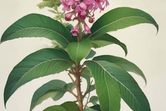 draw botanical illustration art for you