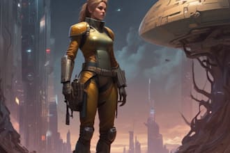 create star wars and sci fi illustration
