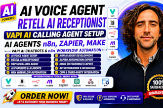 ai voice calling ai agent with CRM dashboard vapi bland gohighlevel n8n retell