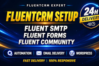 set up fluentcrm email automation and sales funnels in wordpress