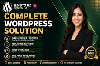 do wordpress website design, development, and ecommerce solutions
