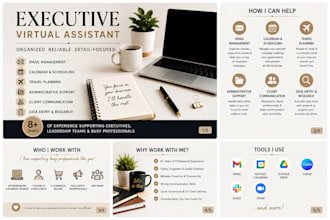be your executive virtual assistant for admin support