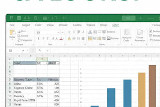 build excel formulas, vlookup, pivot tables and dashboards