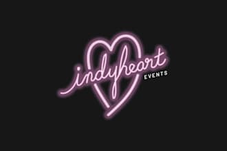 design moody wedding planning company logo