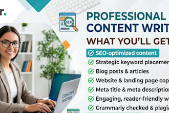 do SEO optimized content writing