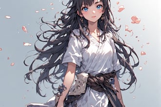 custom anime or game style characters