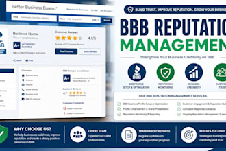 do ORM online reputation, brand reputation and bbb approval online reputation