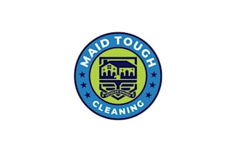 design veteran owned cleaning business logo