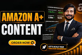 design amazon infographic, listing images and a plus content for amazon listing