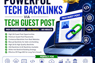 get powerful tech backlinks from trusted tech guest post sites