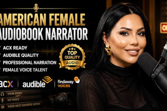 be your american female audiobook narrator