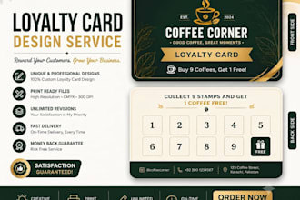 design a professional card,membership card,and reward card