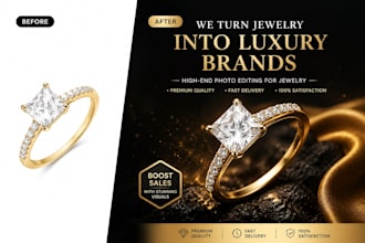 create luxury jewelry product ads and social media content