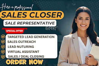 sales person sales representative sales agent high ticket sales closer