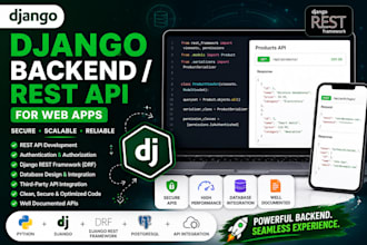 build a secure django rest framework API with authentication