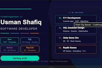 build c plus plus programs databases and unity games