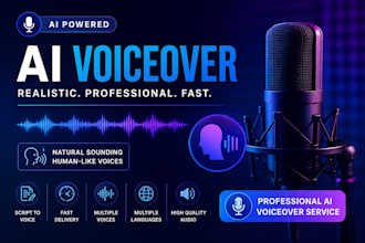 create professional ai voice over, narration, and text to speech audio