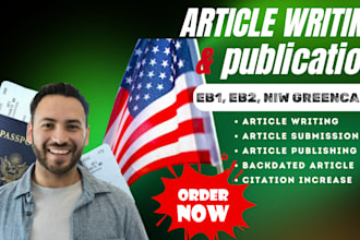 write and publish articles in google scholar scopus eb1 eb1a journal publication