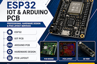 develop professional iot and embedded hardware pcbs
