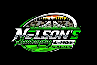 design super landscaping lawn company logo