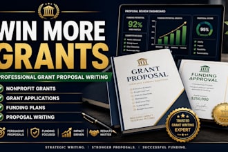 nonprofit grant proposal grant application funding plan proposal review editing