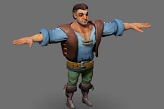 create stylized 3d characters
