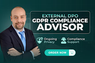 be your external data protection officer and compliance advisor