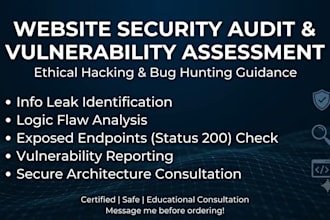 do website security audit and vulnerability assessment