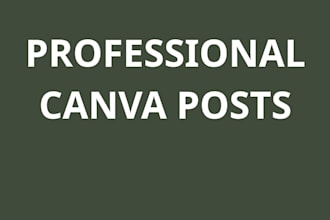 professional canva social media post design