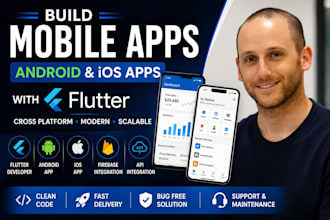 do mobile app development android ios app building mobile app flutter developer