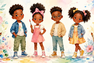 illustrate children book illustrations