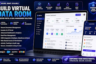 build virtual data room investor portal lp dashboard deal flow crm integration