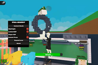 build steal a brainrot, roblox game with full development