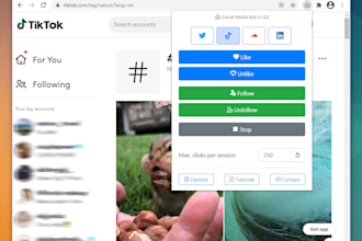 create social medial bot, twitter bot, tiktok bot, youtube bot, instagram bot