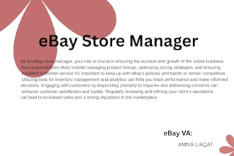 provide complete amazon VA services for your store