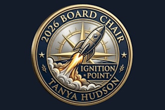 do unique style 2026 board chair tanya hudson mascot logo design