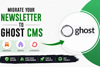 ghost cms migration, substack migration, beehiiv newsletter ransfer expert