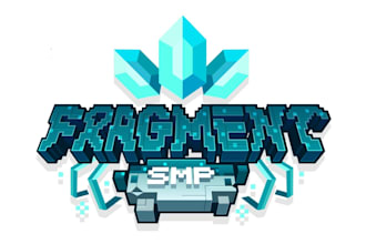 design a custom minecraft server logo, icon and lovely brand