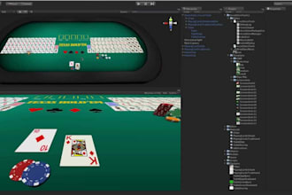 build unity card game, ludo, poker, and board game