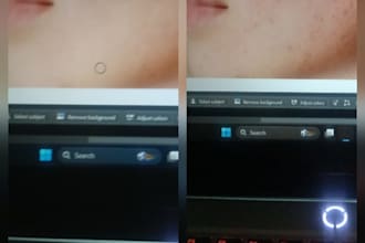 do professional skin retouching and photo editing